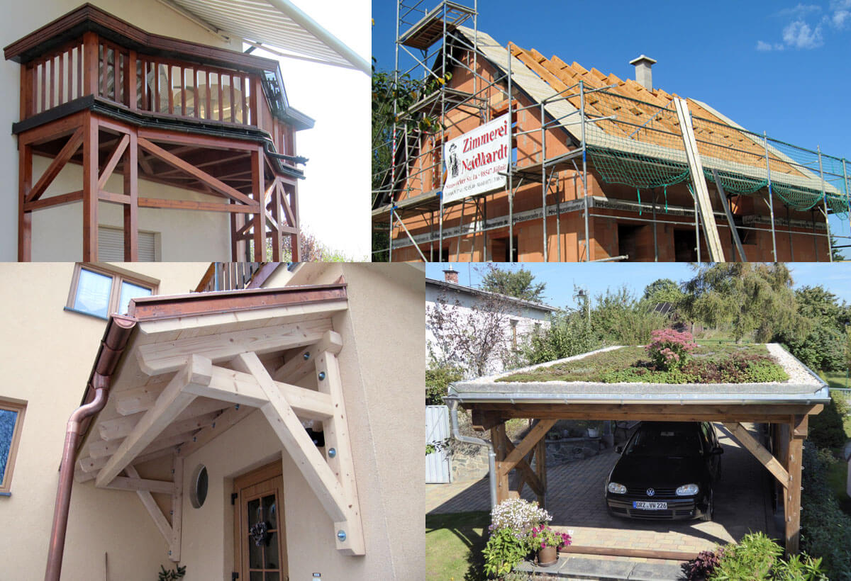 Holzbau Holzbau: Carport, Holzbalkon, Holzdach, Dachstuhl